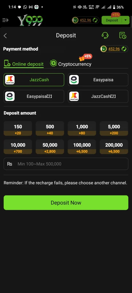 y999 game withdrawal process wallet