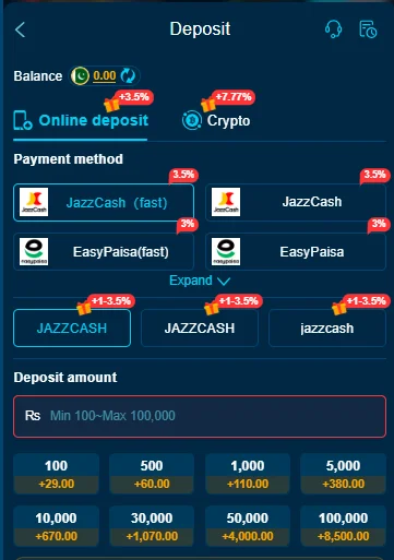 BT111-deposit and withdrawal options.